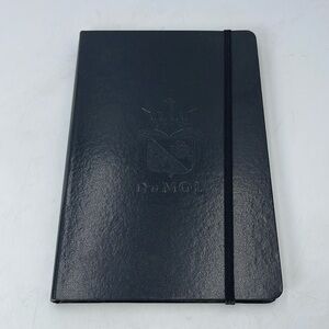 Du Mol Black Leather Cover Journal Notebook